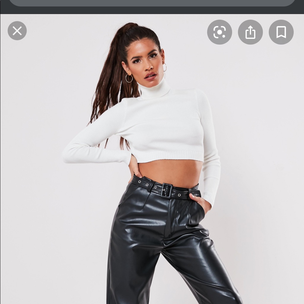 Missguided Roll Turtleneck Top Brand New
